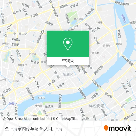 金上海家园停车场-出入口地图