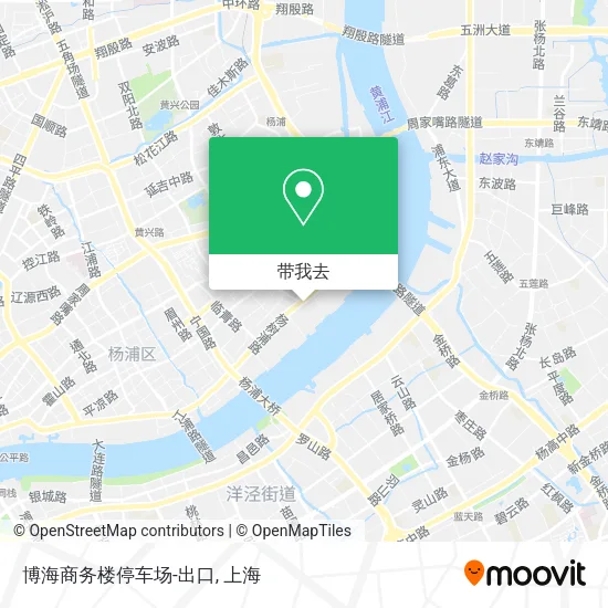 博海商务楼停车场-出口地图