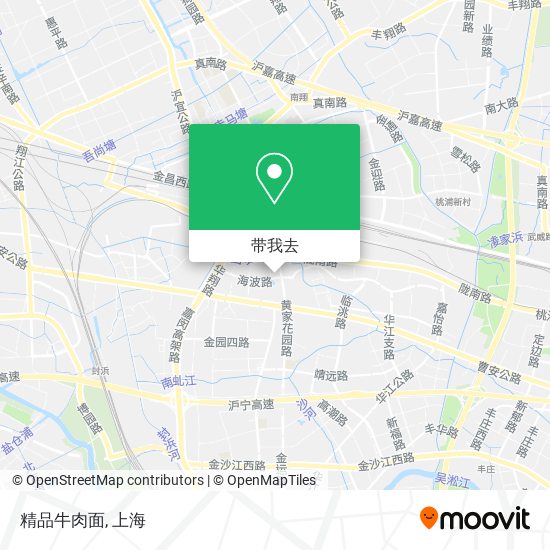 精品牛肉面地图