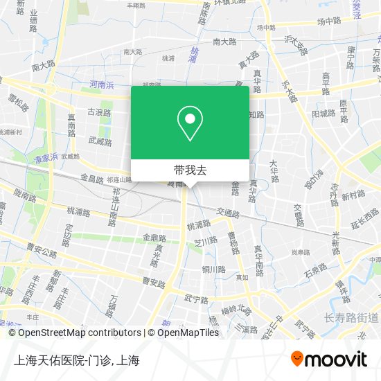 上海天佑医院-门诊地图