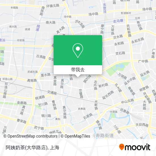 阿姨奶茶(大华路店)地图