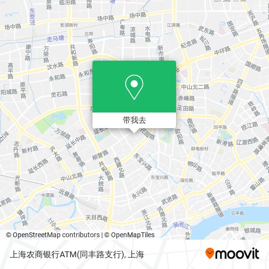 上海农商银行ATM(同丰路支行)地图
