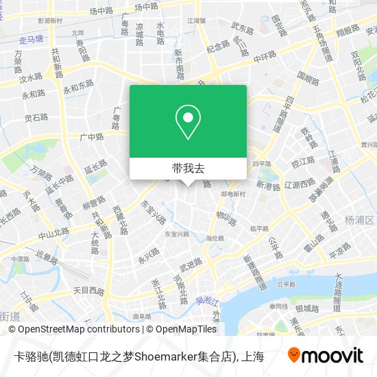 卡骆驰(凯德虹口龙之梦Shoemarker集合店)地图