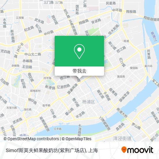 Simof斯莫夫鲜果酸奶坊(紫荆广场店)地图