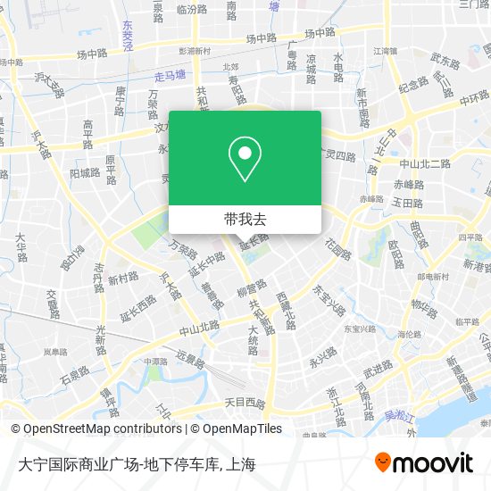 大宁国际商业广场-地下停车库地图