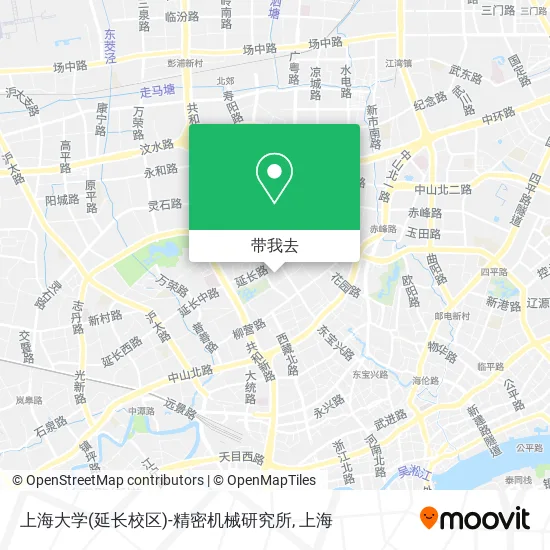 上海大学(延长校区)-精密机械研究所地图