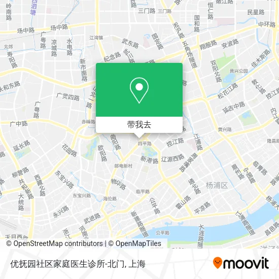 优抚园社区家庭医生诊所-北门地图