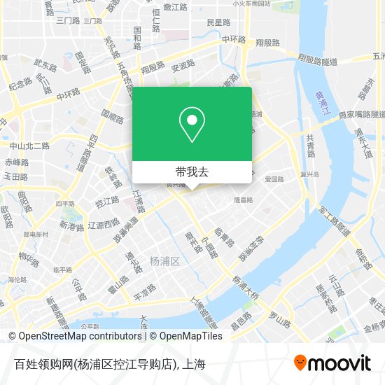 百姓领购网(杨浦区控江导购店)地图