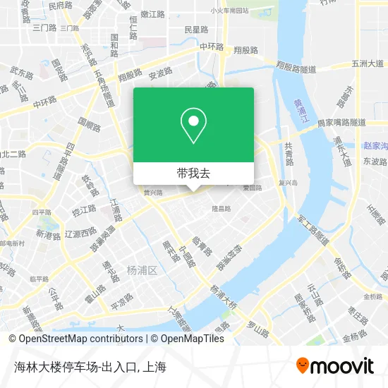 海林大楼停车场-出入口地图