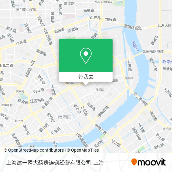 上海建一网大药房连锁经营有限公司地图
