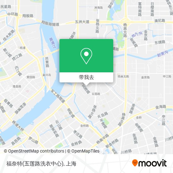 福奈特(五莲路洗衣中心)地图