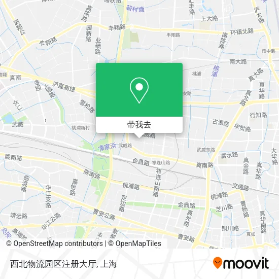 西北物流园区注册大厅地图