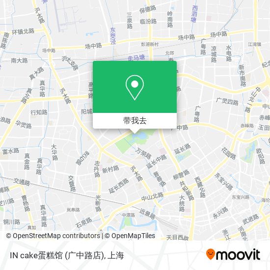 IN cake蛋糕馆 (广中路店)地图