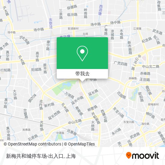 新梅共和城停车场-出入口地图