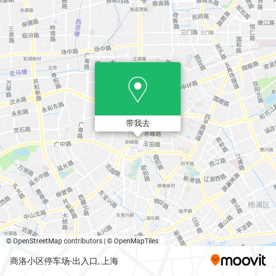 商洛小区停车场-出入口地图