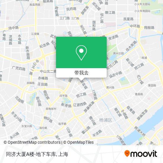 同济大厦A楼-地下车库地图