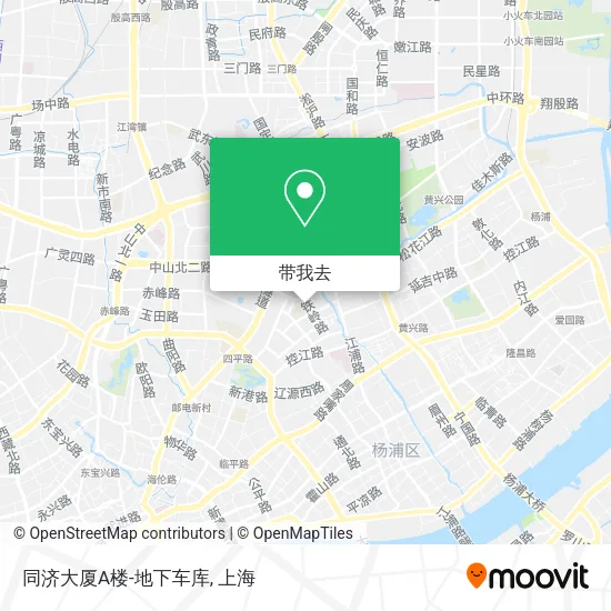 同济大厦A楼-地下车库地图
