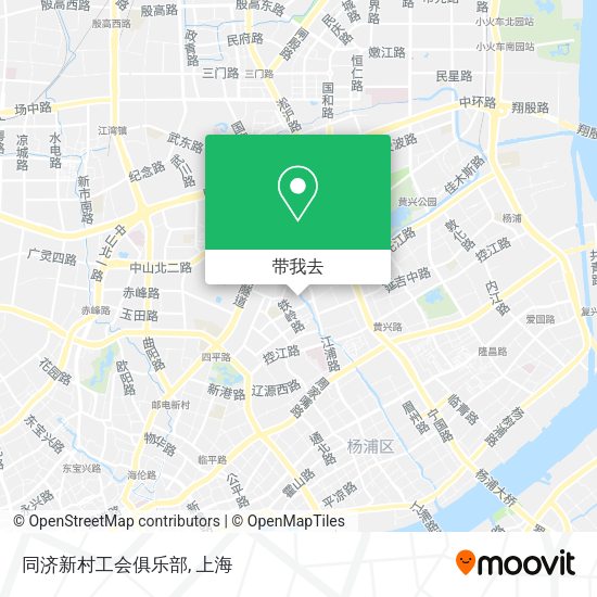 同济新村工会俱乐部地图