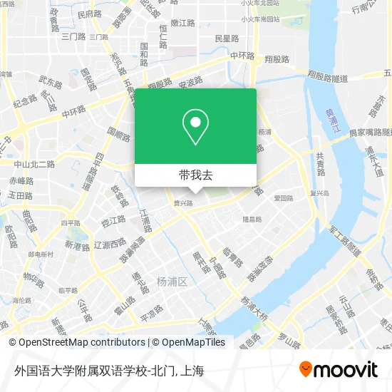 外国语大学附属双语学校-北门地图
