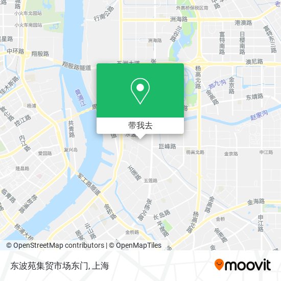 东波苑集贸市场东门地图