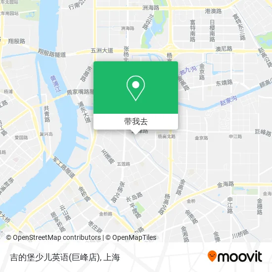 吉的堡少儿英语(巨峰店)地图