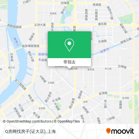 Q房网找房子(证大店)地图