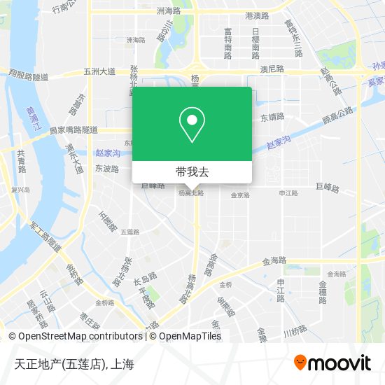 天正地产(五莲店)地图