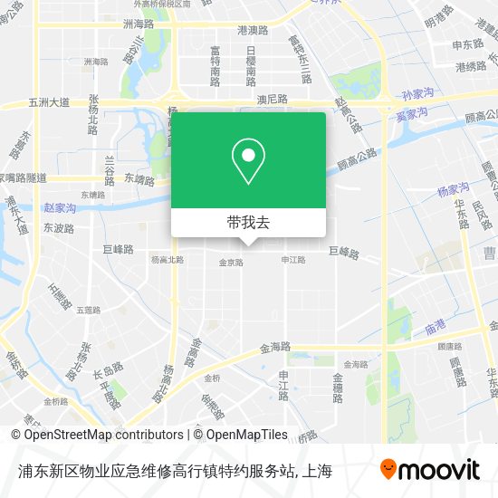 浦东新区物业应急维修高行镇特约服务站地图