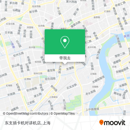 东支插卡机对讲机店地图