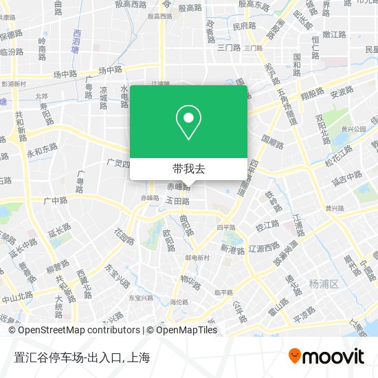 置汇谷停车场-出入口地图