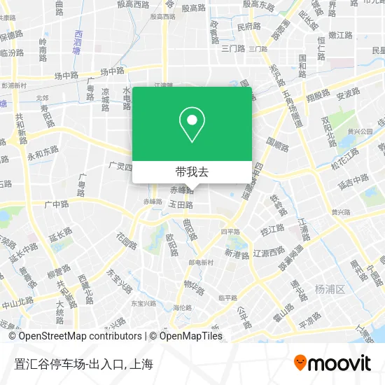 置汇谷停车场-出入口地图