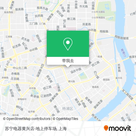 苏宁电器黄兴店-地上停车场地图