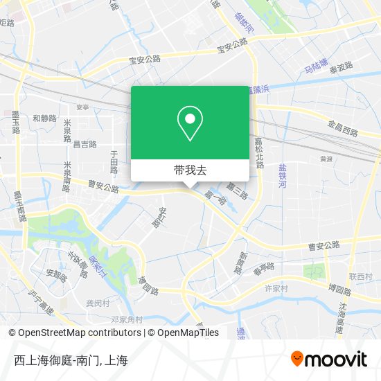 西上海御庭-南门地图