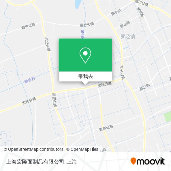 上海宏隆面制品有限公司地图