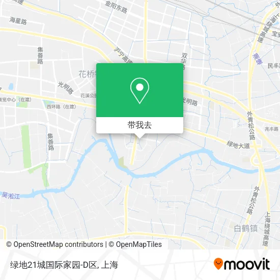 绿地21城国际家园-D区地图