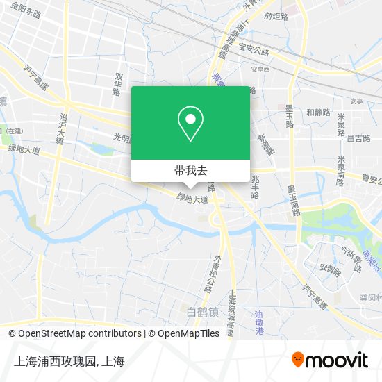 上海浦西玫瑰园地图