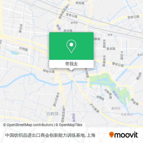 中国纺织品进出口商会创新能力训练基地地图