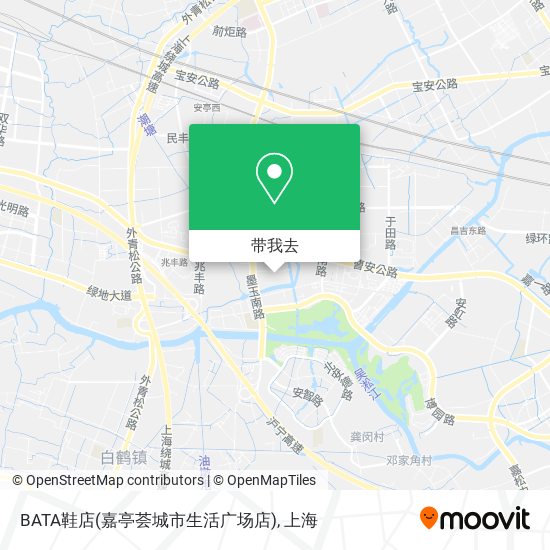 BATA鞋店(嘉亭荟城市生活广场店)地图