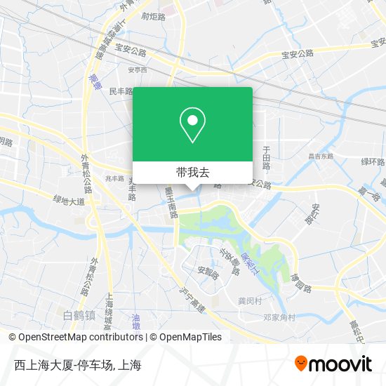 西上海大厦-停车场地图