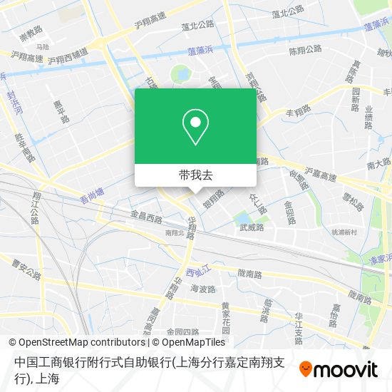 中国工商银行附行式自助银行(上海分行嘉定南翔支行)地图