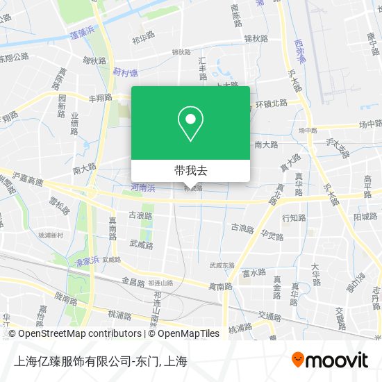 上海亿臻服饰有限公司-东门地图