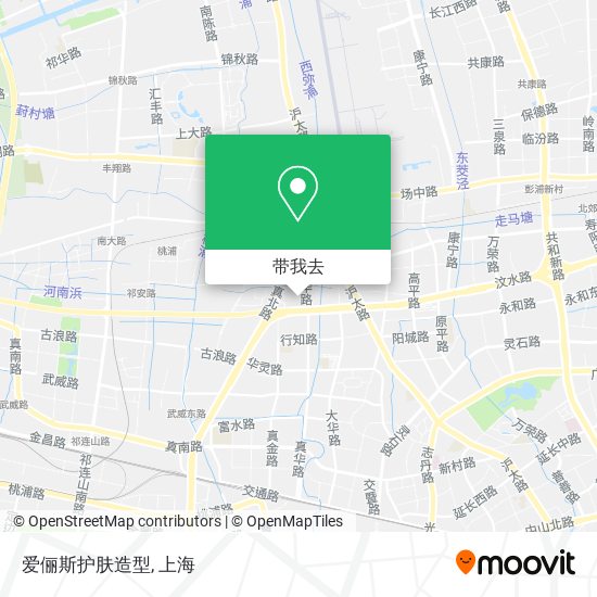 爱俪斯护肤造型地图