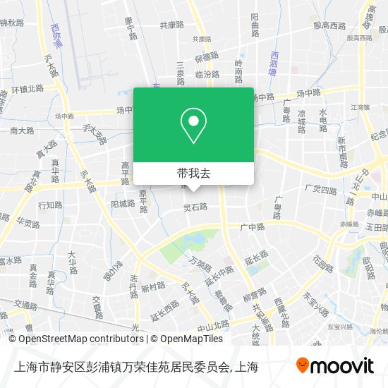 上海市静安区彭浦镇万荣佳苑居民委员会地图