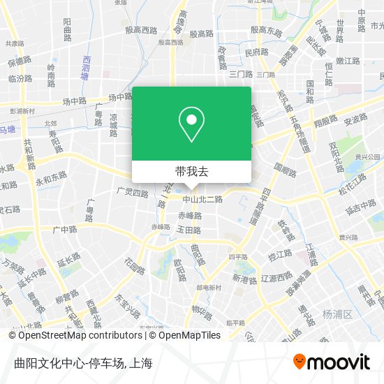 曲阳文化中心-停车场地图