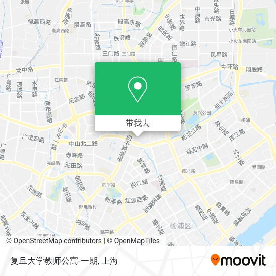 复旦大学教师公寓-一期地图