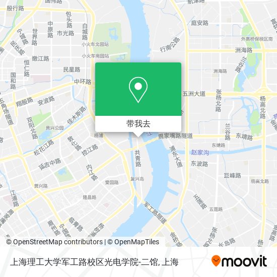 上海理工大学军工路校区光电学院-二馆地图