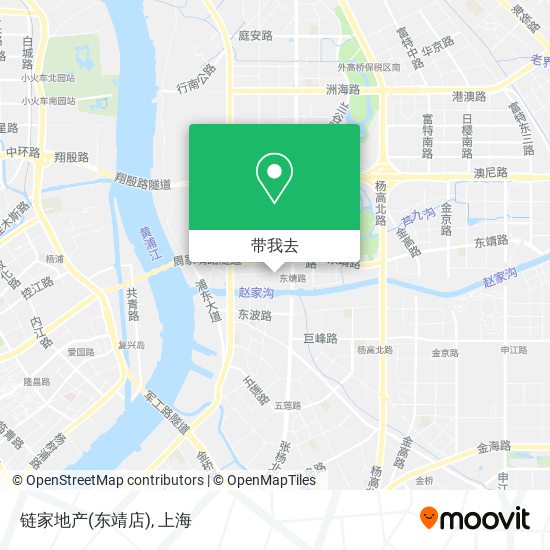 链家地产(东靖店)地图