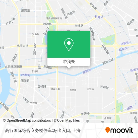 高行国际综合商务楼停车场-出入口地图