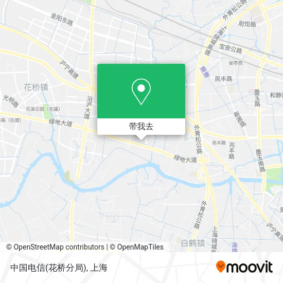 中国电信(花桥分局)地图