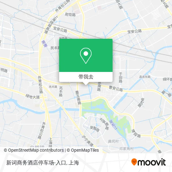 新词商务酒店停车场-入口地图